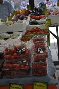 Freshly picked fruit of the season.